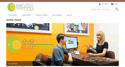 Desktop Screenshot of eyemaxxoutlet.com