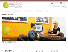 Tablet Screenshot of eyemaxxoutlet.com